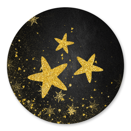 Glitter sterren